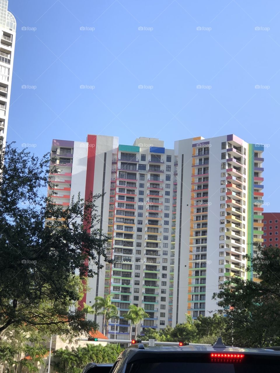 Miami’s rainbow building
