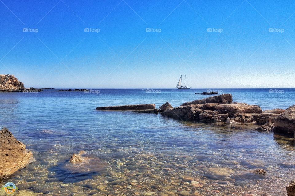 Cala Boix, Ibiza. Beaches are changing year by year.