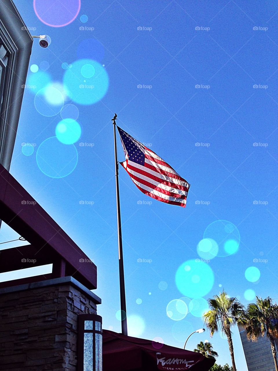 blue red white flag by itsAus