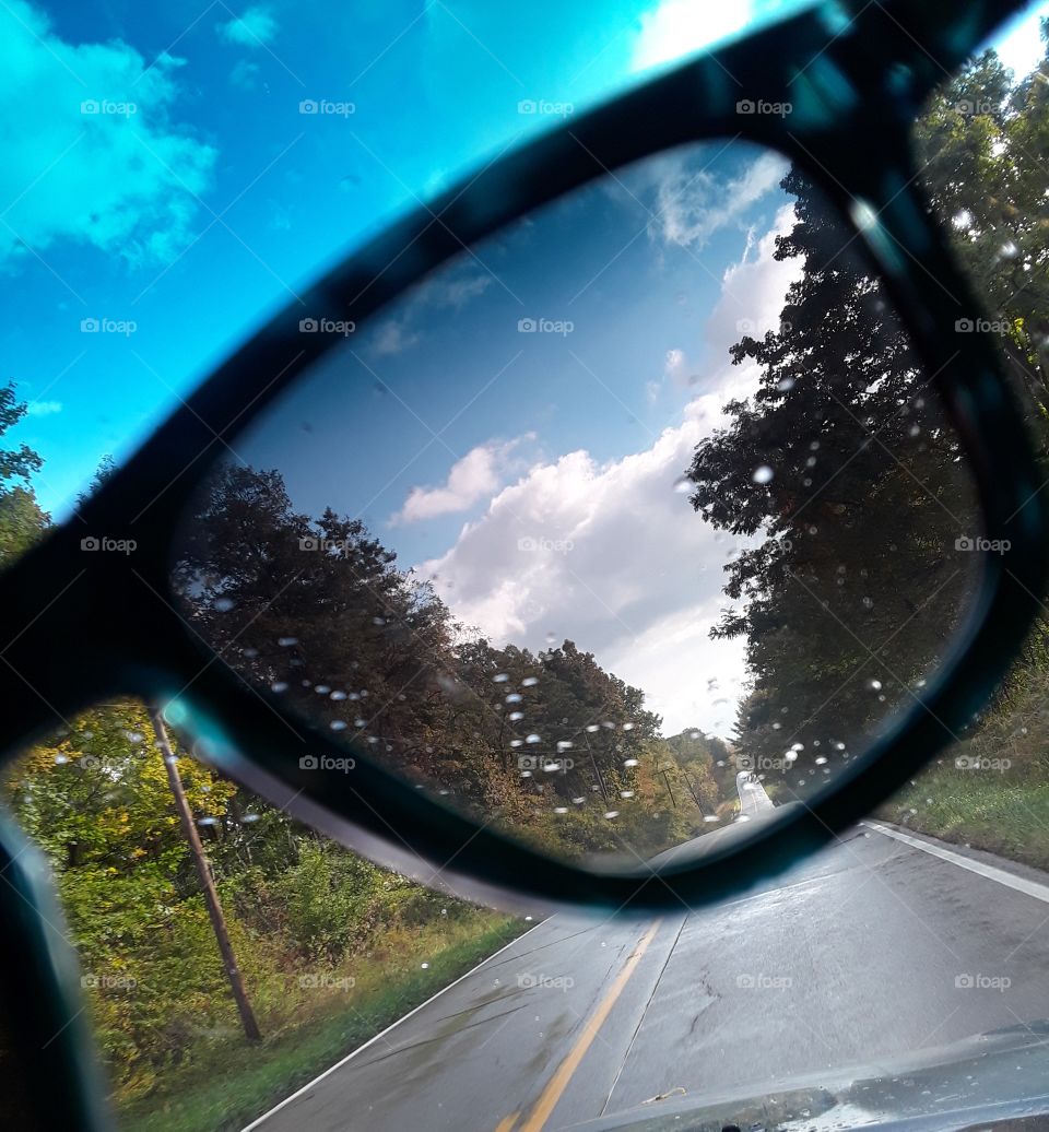 clouds thru sunglasses