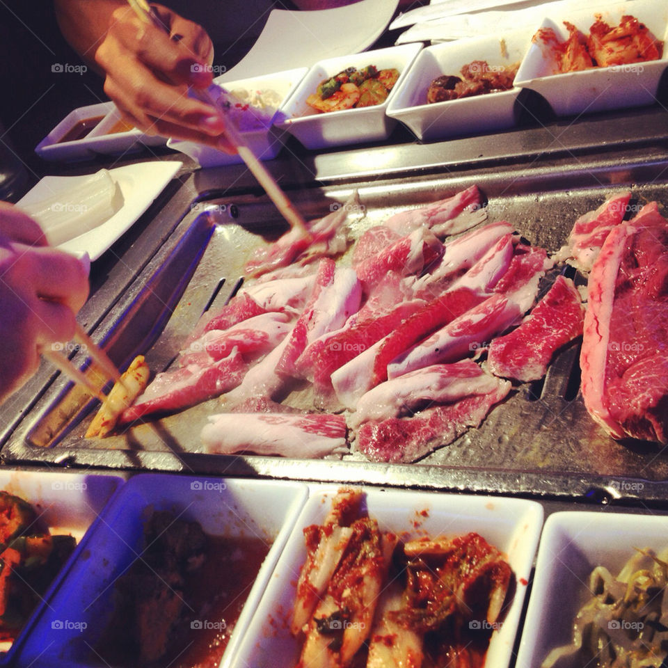 food bbq meat korean by pobrezuko