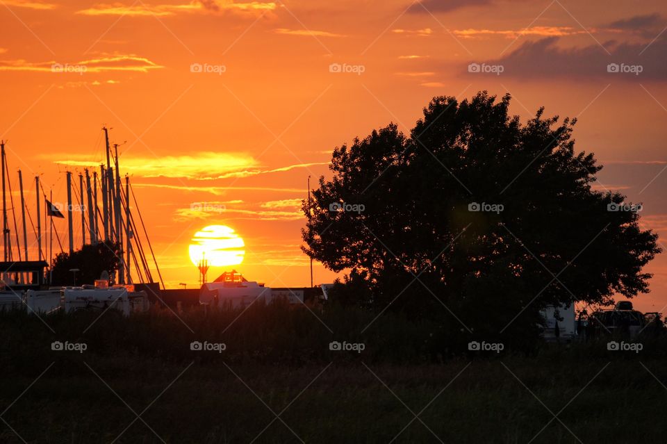 Sunset in Skanör