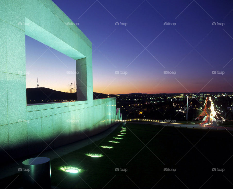 sky sunset house parliament by splicanka