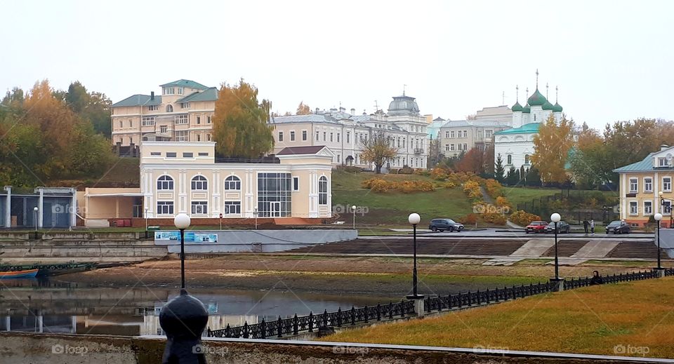 Autumn in Cheboksary street