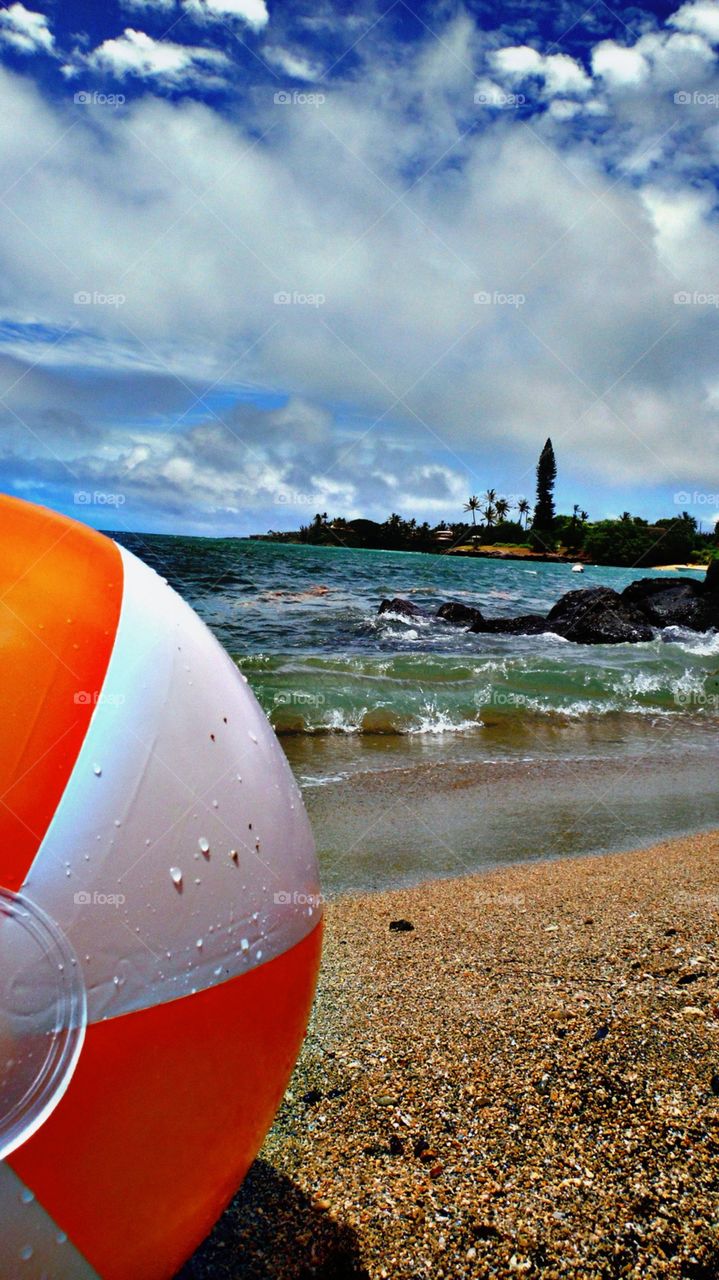 Beach ball. Beach ball