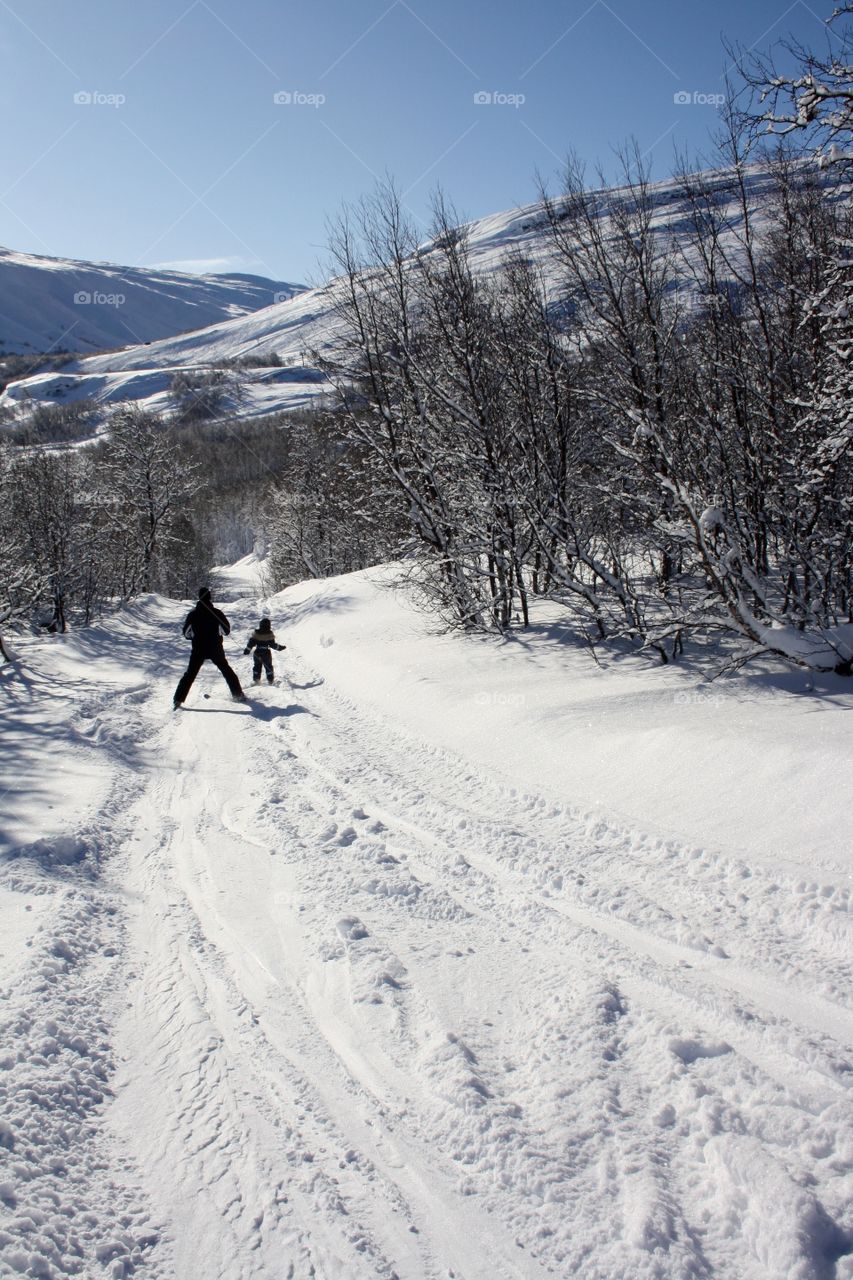 Skiing