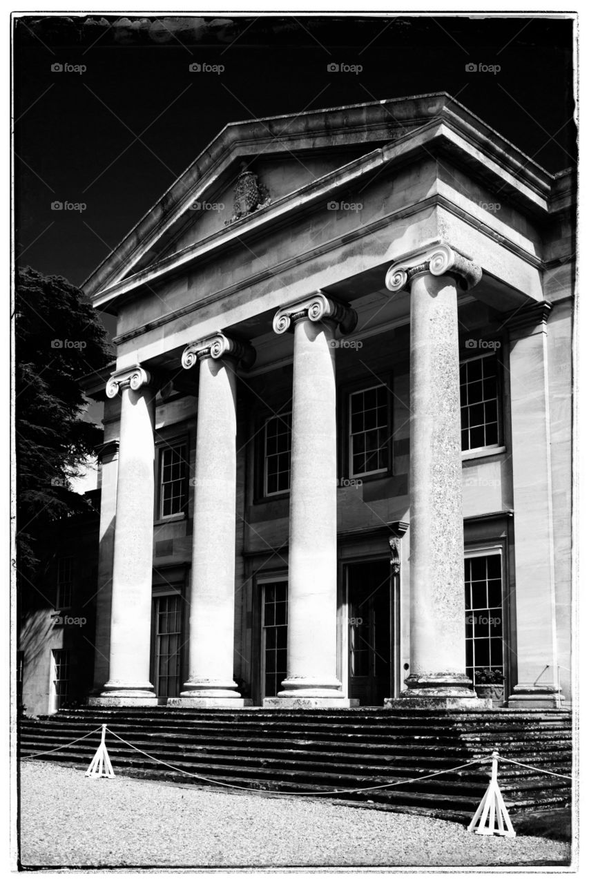 Architecture, Column, Monochrome, Building, No Person