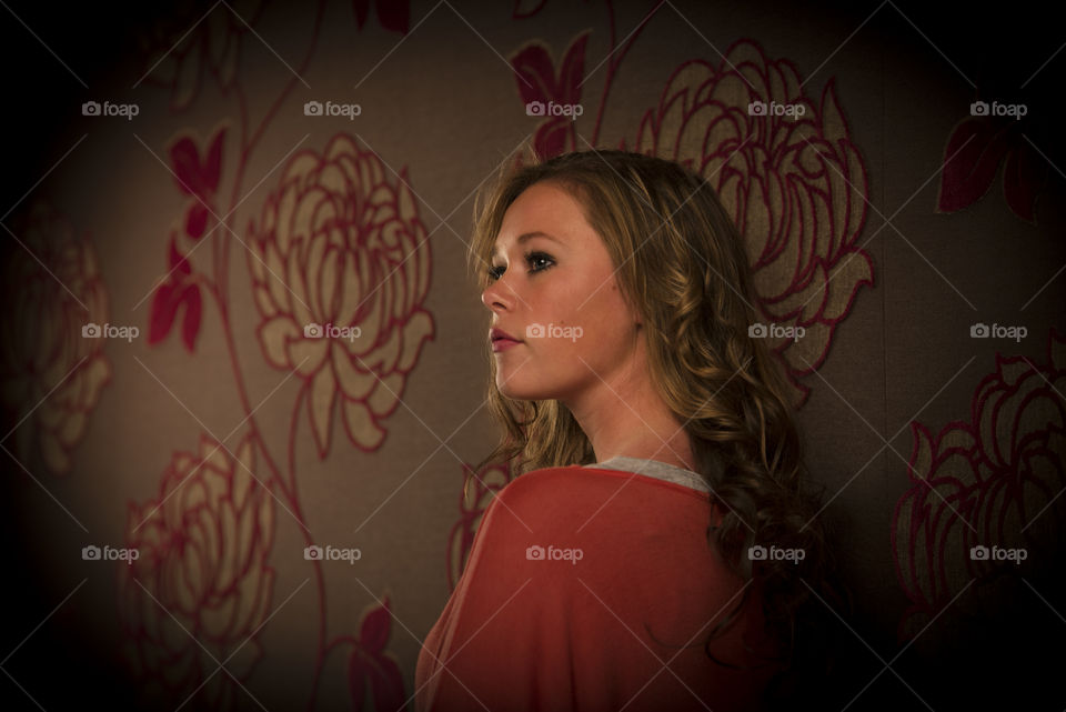 Abstract against the wall