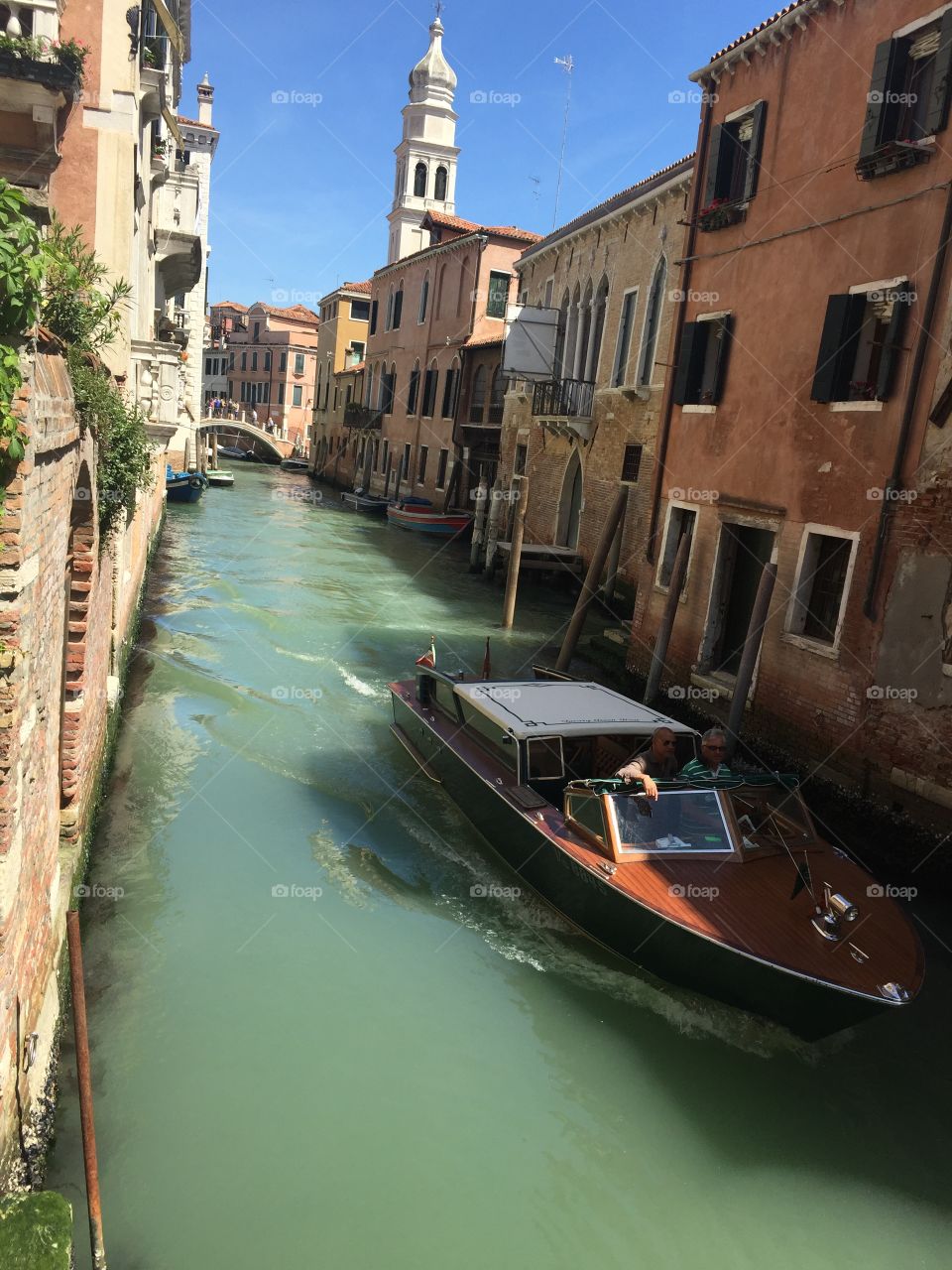 Canal, Gondola, Water, Travel, No Person