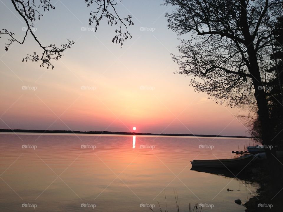 Sunset on the lake! 