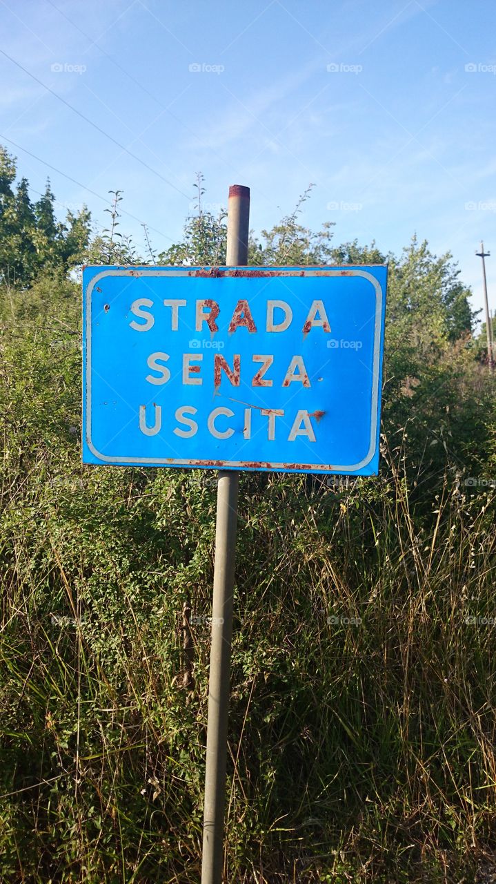 Italien sign