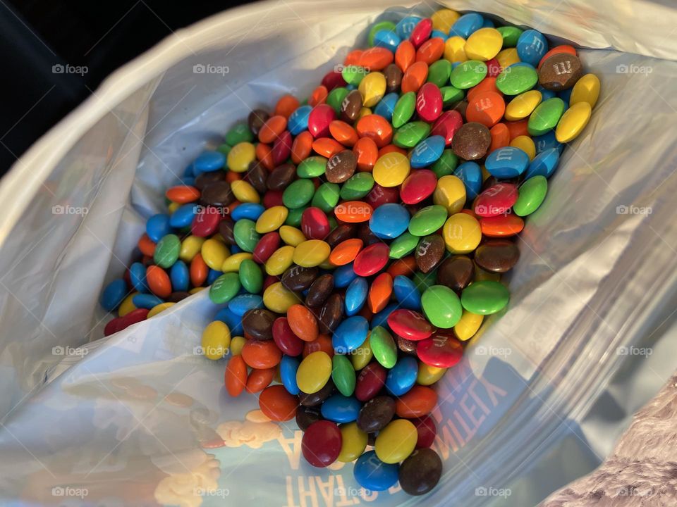 Colorful canvas of candy 