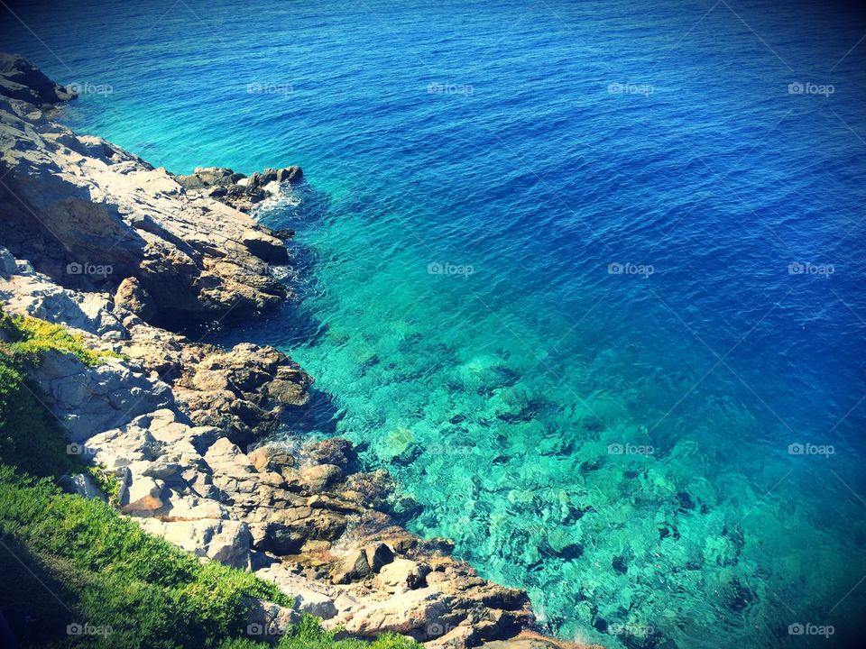 Emerald bay Greece