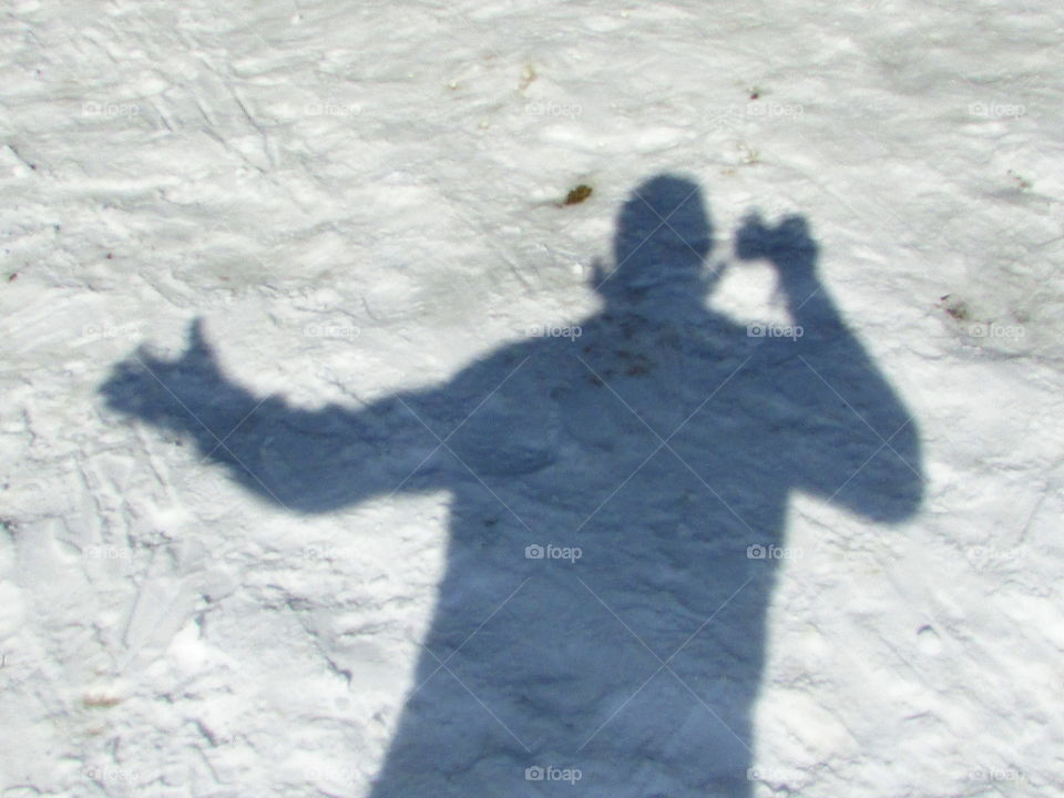 snow shadow