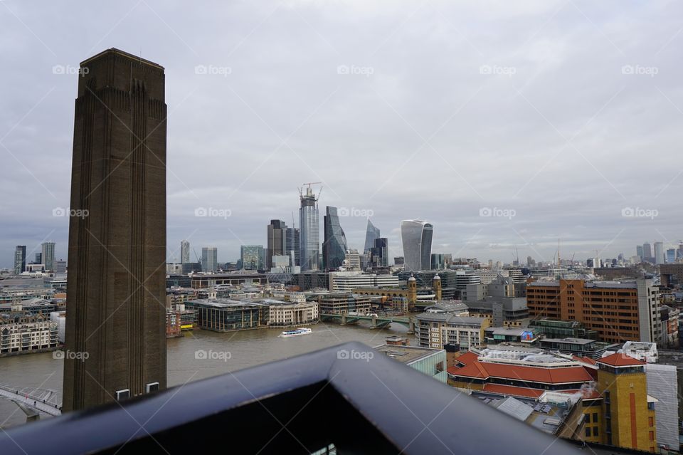 Winter London Skyline .. December 2018