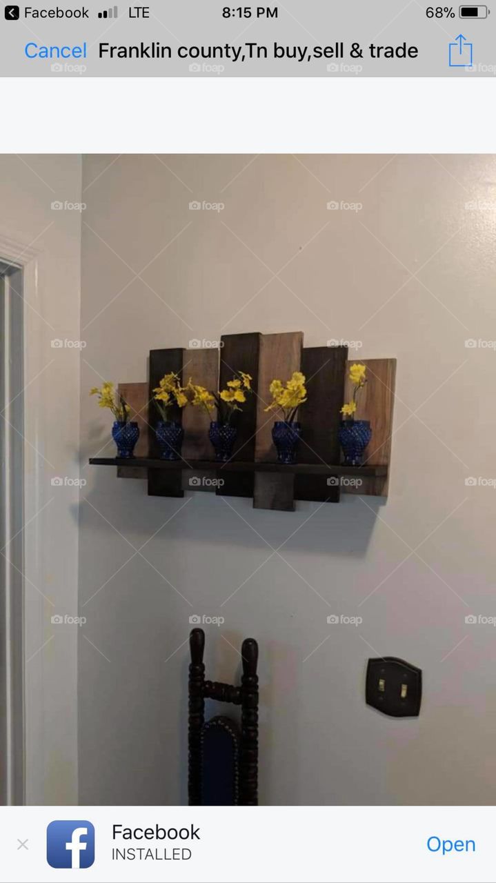 custom made shelf