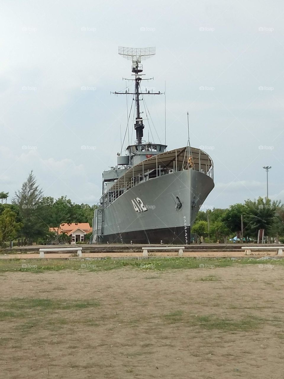This is a monument called The Prasae warship is in Thailand.