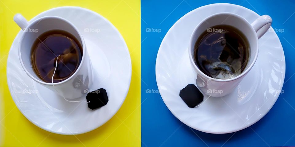 Hot tea for two! Yes please!  (Twitter Post size)