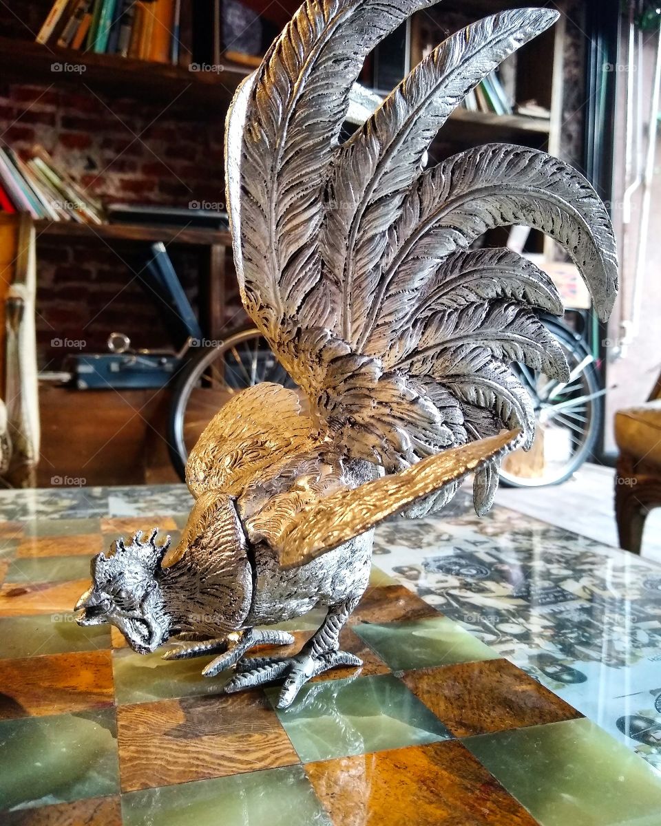 steel rooster