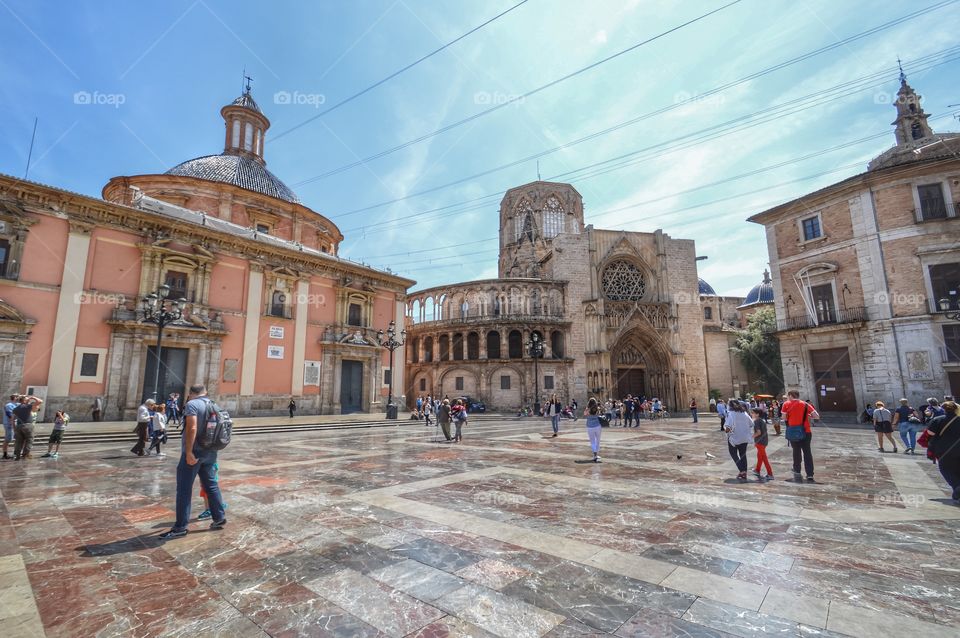 Plaza de la Virgen (Valencia - Spain)