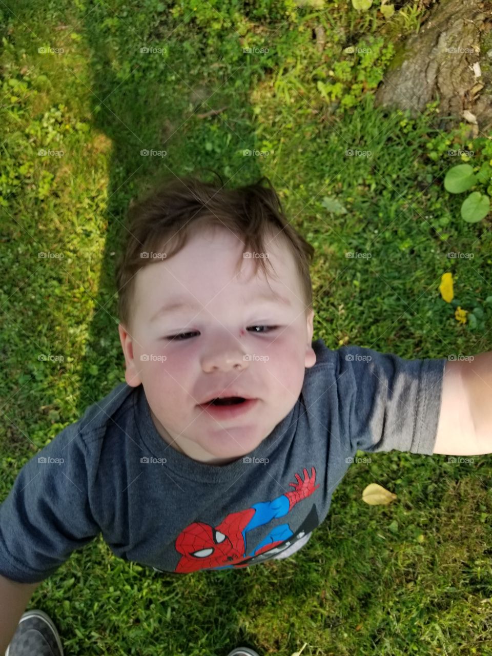 Child, Grass, Outdoors, Little, Nature