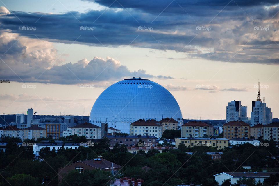 sweden stockholm hockey globen by serbachs