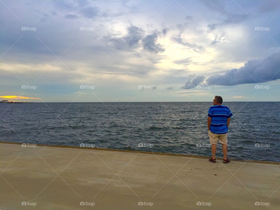 Sunset on Lake Pontchartrain 