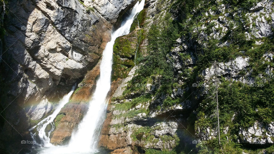 Savica falls. slovenian nature