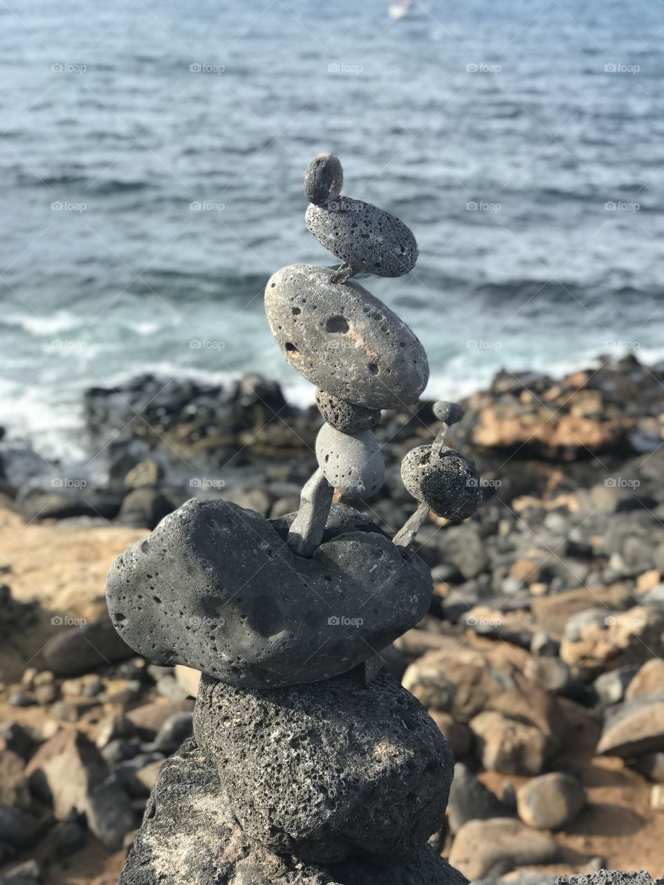 Rock, Beach, No Person, Stone, Nature