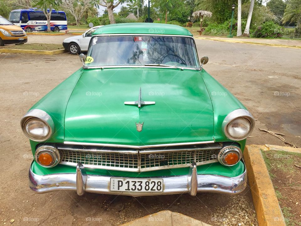 Old Cuban car
