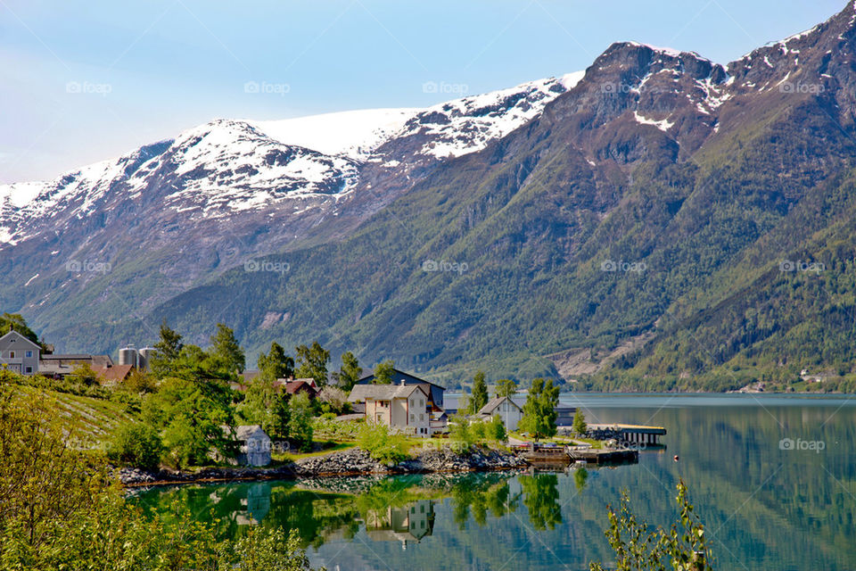 Scenic view of mountain