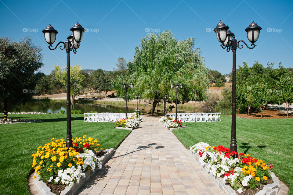 Wedding ceremony site 