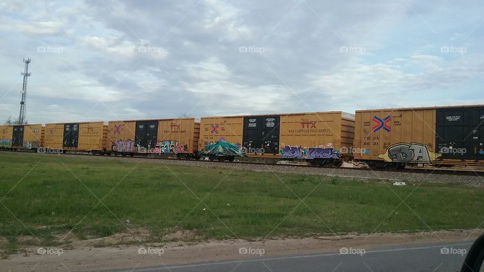 train graffiti