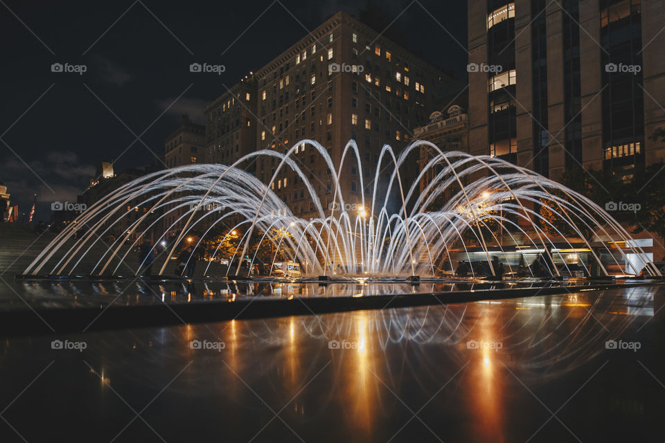 Long exposure at night