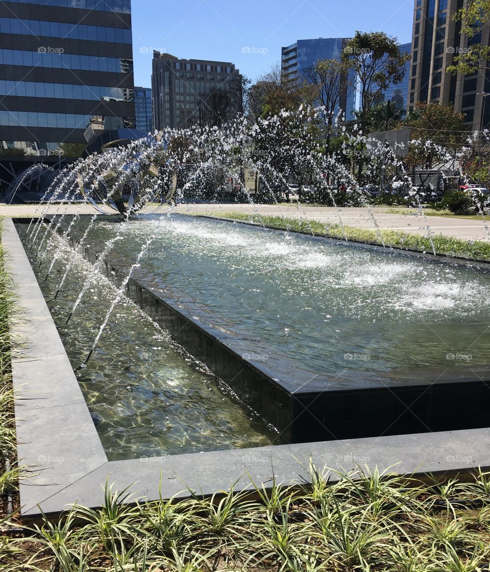 City fountain