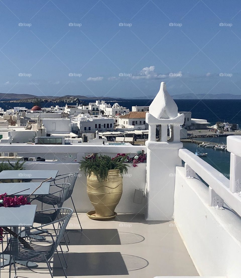 Rooftop to Mykonos 
