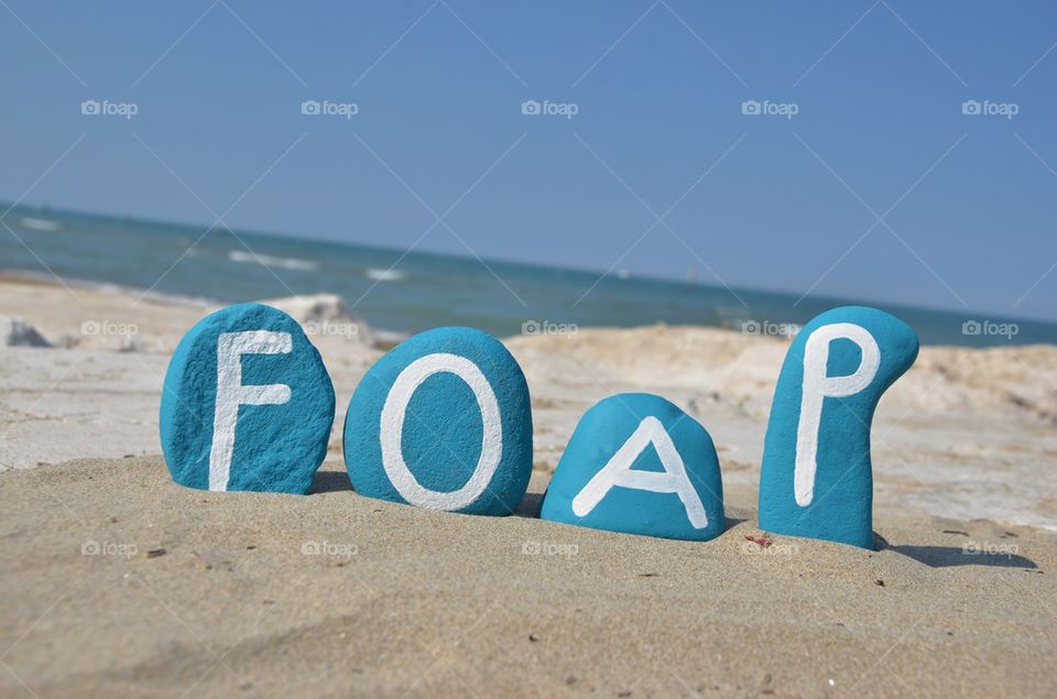 Foap concept on stones