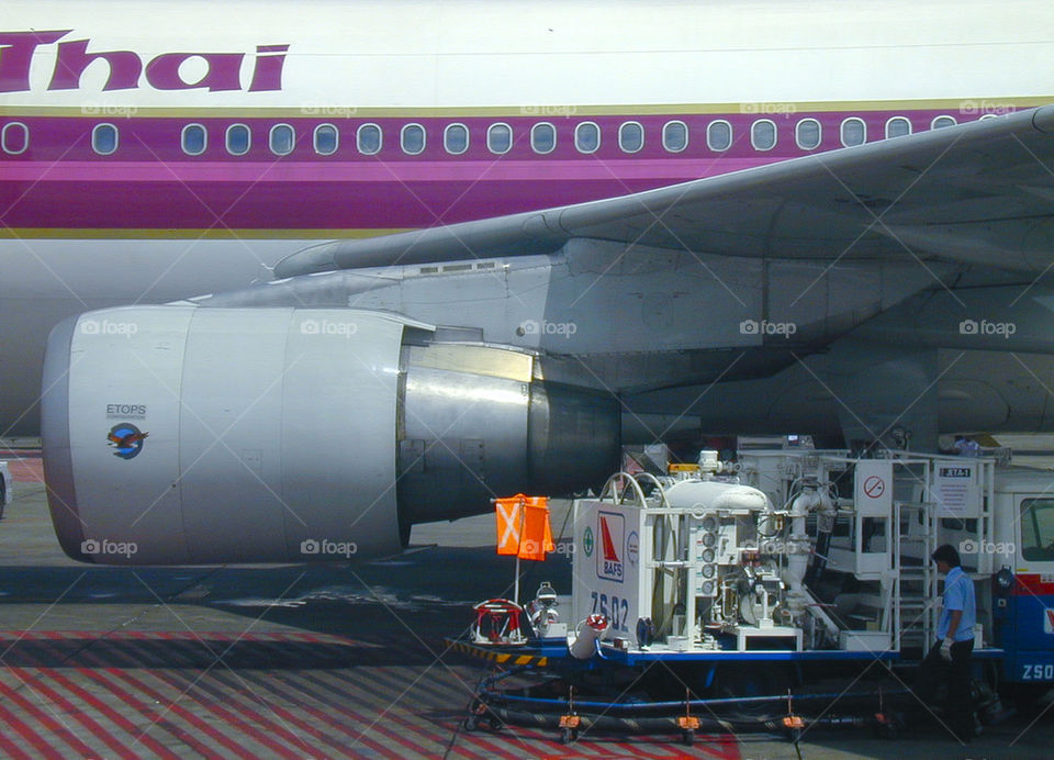 THAI AIRWAYS INTERNATIONAL A300B4-600 CNX CHIANG-MAI THAILAND