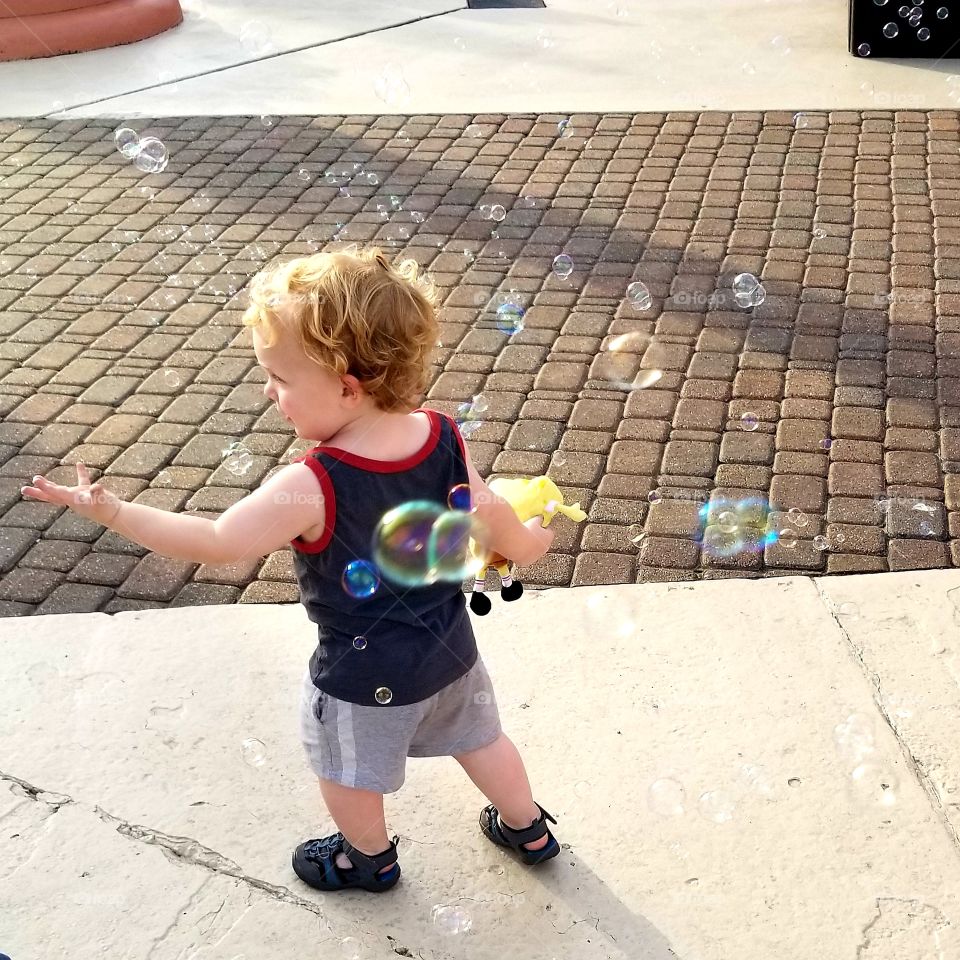 just a little bubble birthday fun with my little boy. such a good day it was.