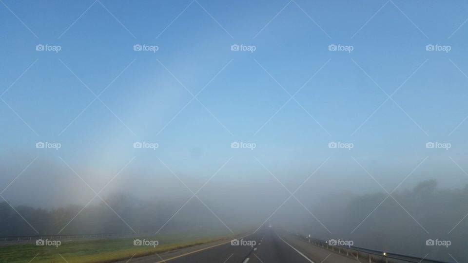 Foggy Drive To Work