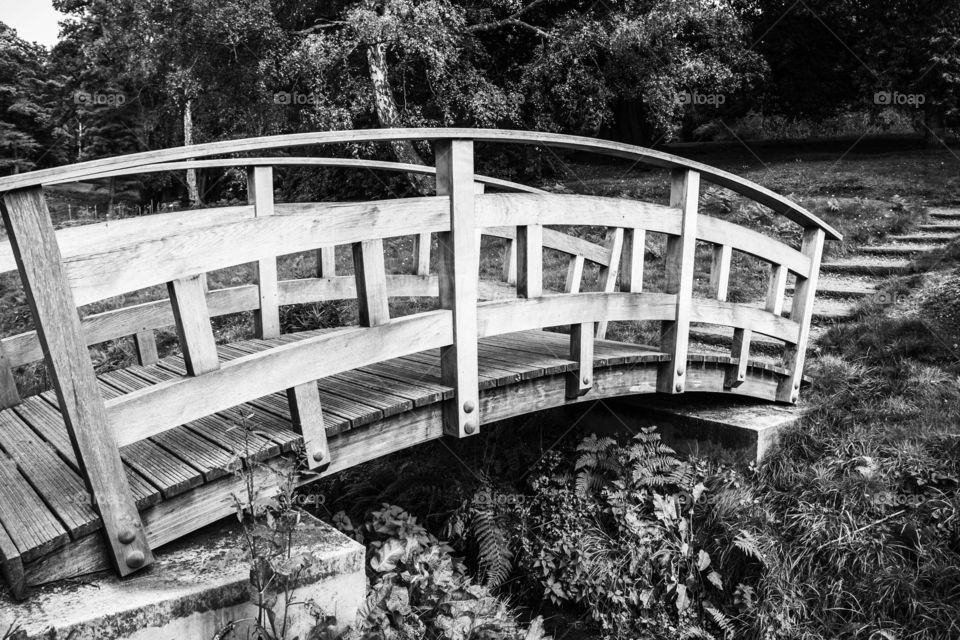 Footbridge. footbridge at Virginia Water