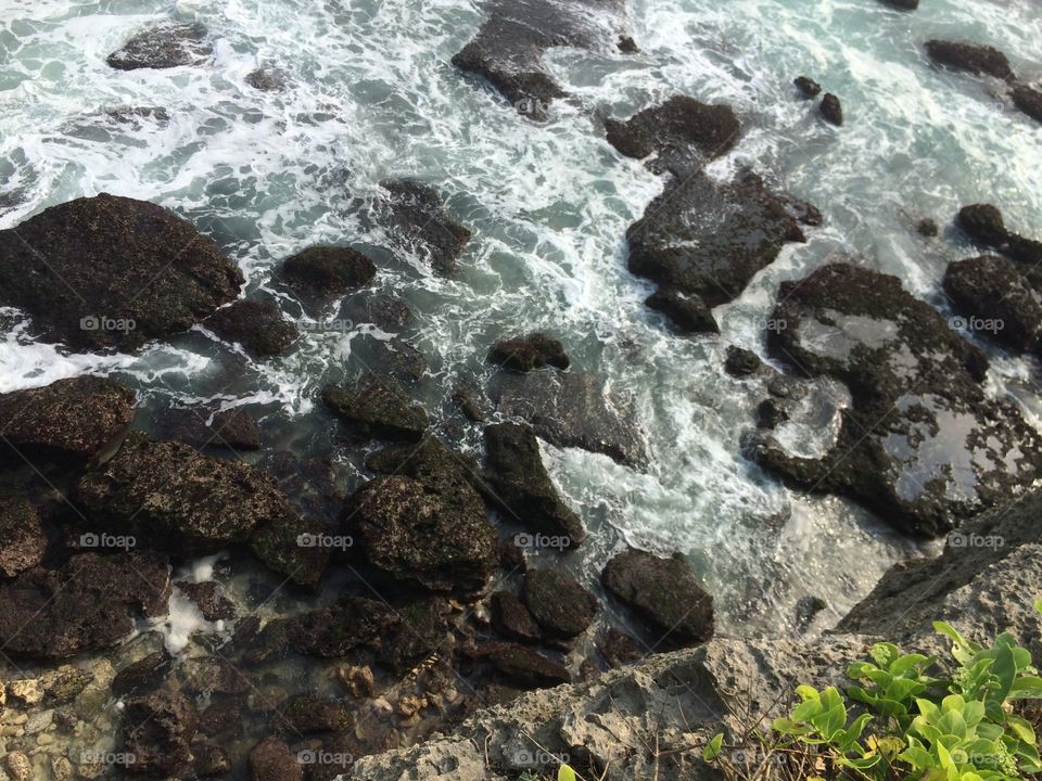 Rock, Stone, Water, Nature, Seashore