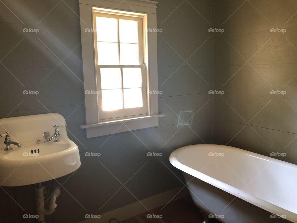 Historic homestead bathroom