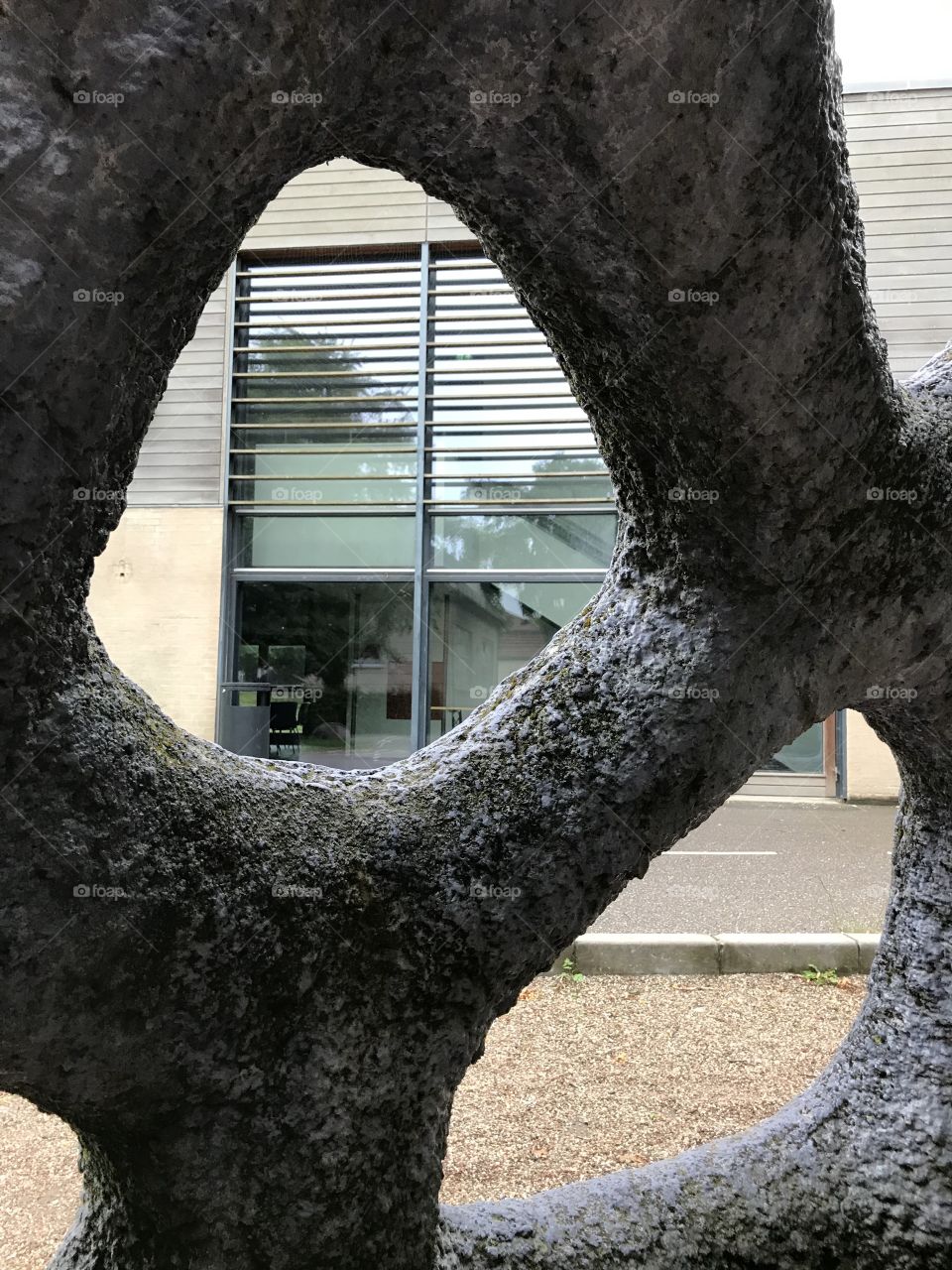 Close-up: Modern architecture Concrete shapes