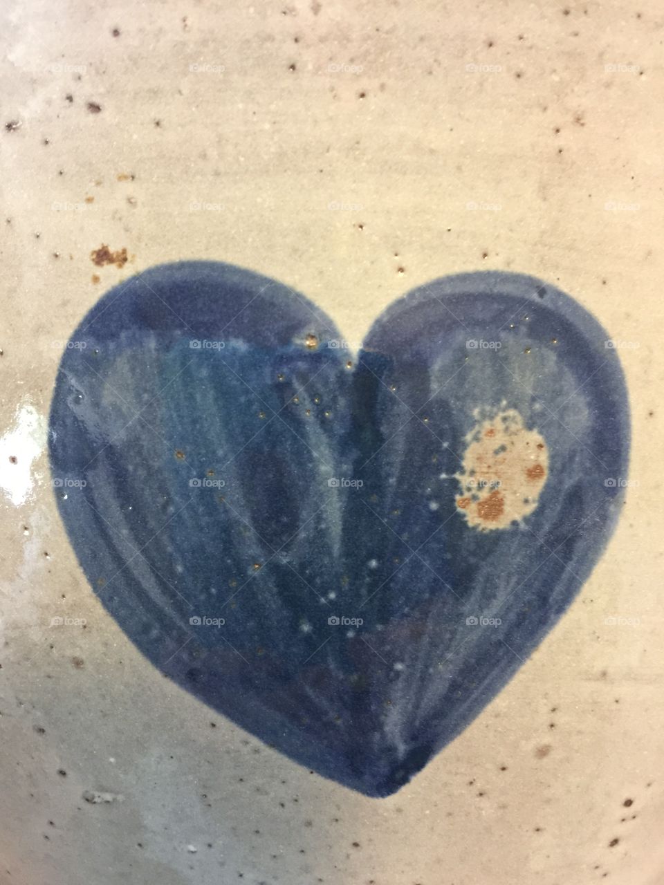 Pottery heart