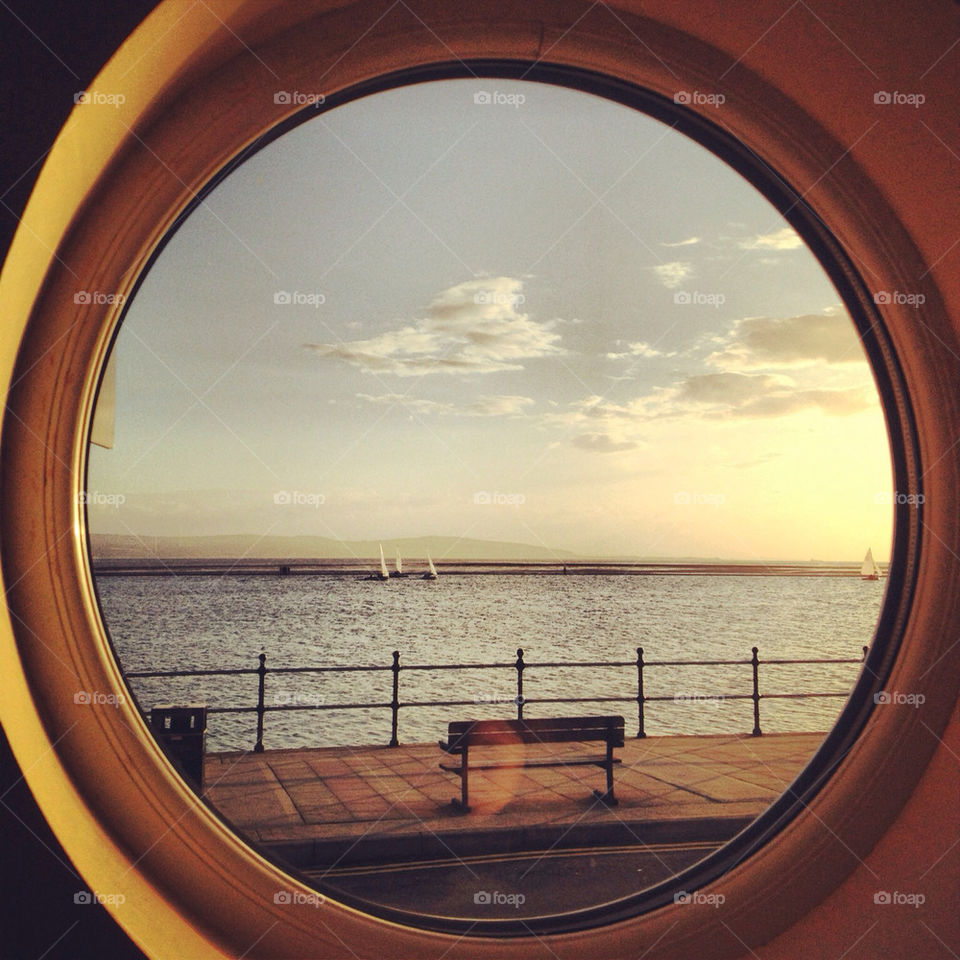 west kirby clouds boats window by ianbeattie