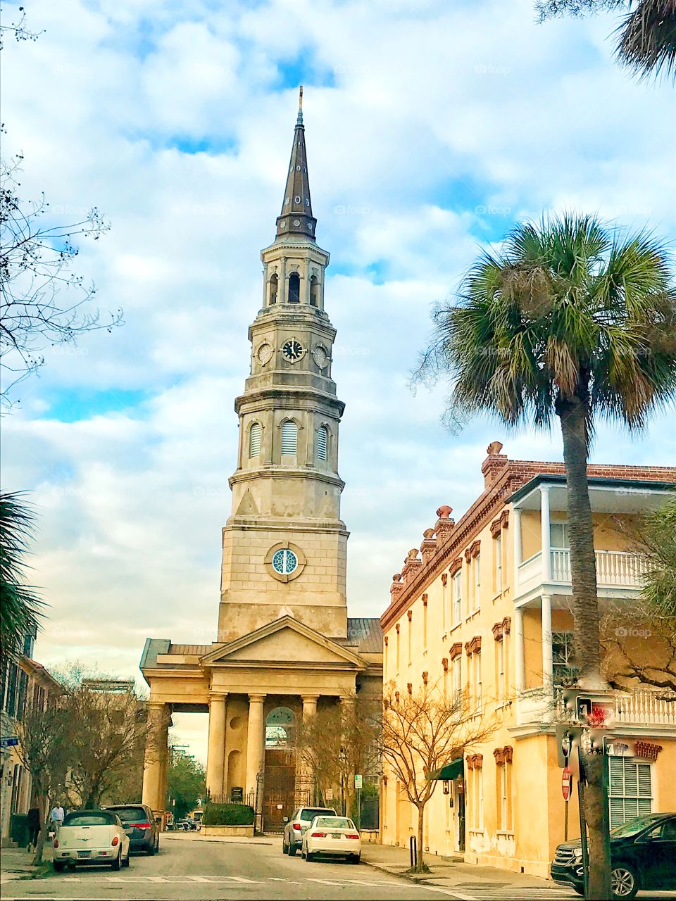 Historic St. Philips  Church in Charleston, SC