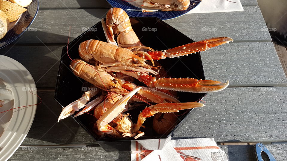 Seafood crayfish party - kräftskiva havskräftor 