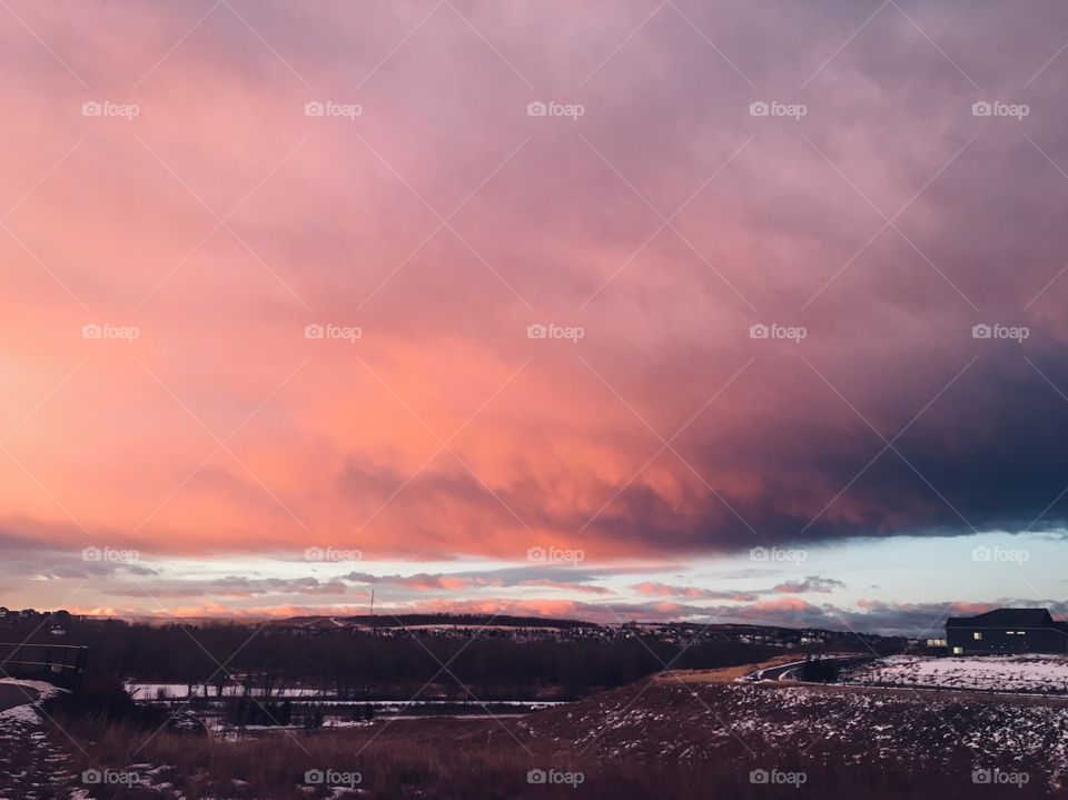 Sunrise on the chinook arch