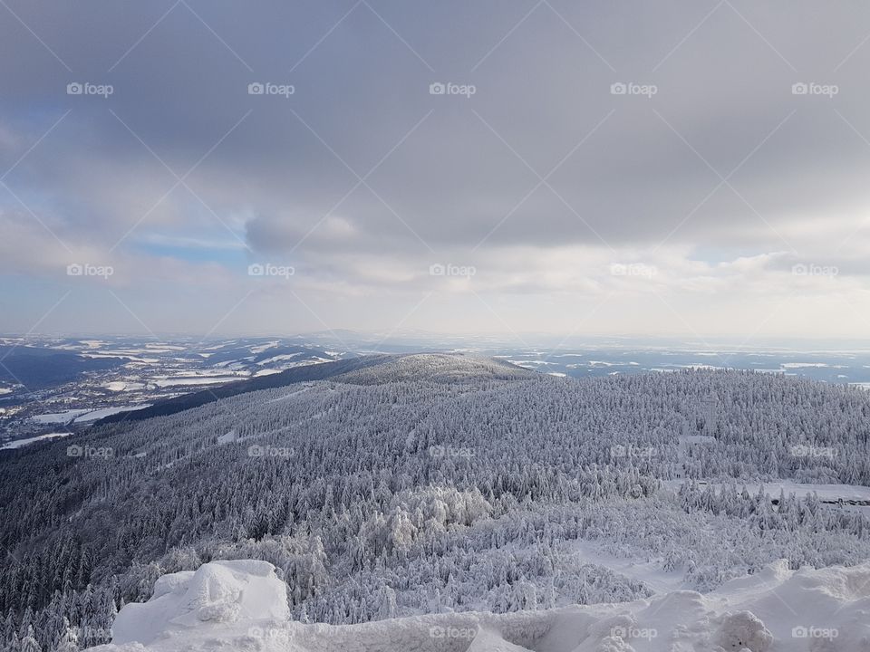 An amazing view from the Jested mountain